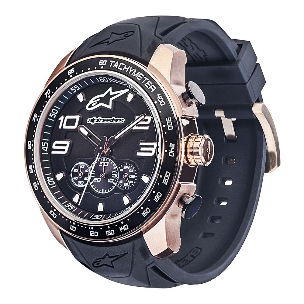 Alpinestars Tech Watch Chrono 2 Tones rose black steel mybike
