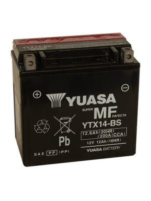 Аккумулятор Yuasa YTX14-BS 12V 12,6Ah 200A, Фото 1