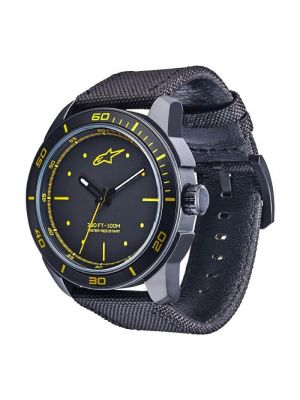 Часы Alpinestars Tech Watch 3H nylon strap black/yellow, Фото 1