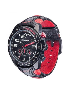Часы Alpinestars Tech Watch Chrono Leather black/red, Фото 1