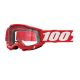 Очки для кросса 100% Accuri 2 Red clear dual lens, Фото 1