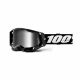 Очки для кросса 100% Racecraft 2 Black mirror silver lens, Фото 1