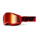 Окуляри для кросу дитячі 100% Strata 2 Youth Red red mirror  lens, Фото 1