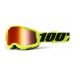 Окуляри для кросу дитячі 100% Strata 2 Youth Yellow red mirror  lens, Фото 1