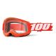 Окуляри для кросу 100% Strata 2 Goggle Neon orange clear lens, Фото 1