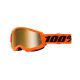 Окуляри для кросу 100% Strata 2 Goggle Neon Orange mirror true gold lens, Фото 1