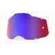 Змінні лінзи Ride 100% RC2/AC2/ST2 Anti-Fog red/blue mirror lens, Фото 1