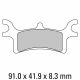 Тормозные колодки Ferodo FDB2176SG, Фото 1