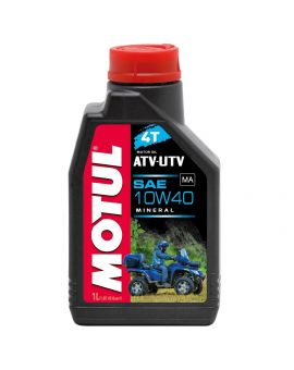 Масло для квадроциклов Motul ATV-UTV 4T 10W40 mineral "1L", Фото 1