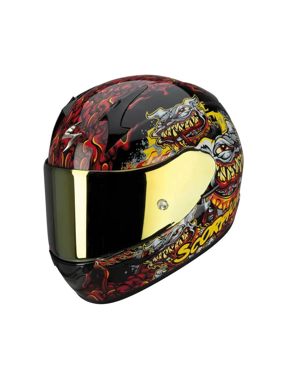 Scorpion Exo 410 Air Hell Hound mybike